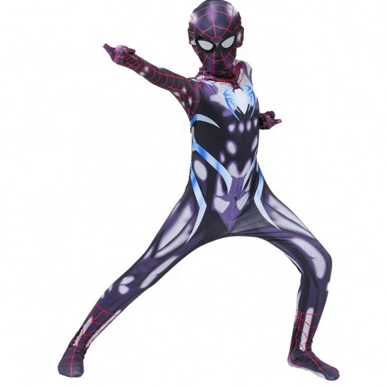 Neuer Trend engen Jumpsuit Halloween Geburtstagsfeier Anime&movie Cosplay Rollenspiel Kleidung Spiderman Kostüm mit Gesichtsmaske