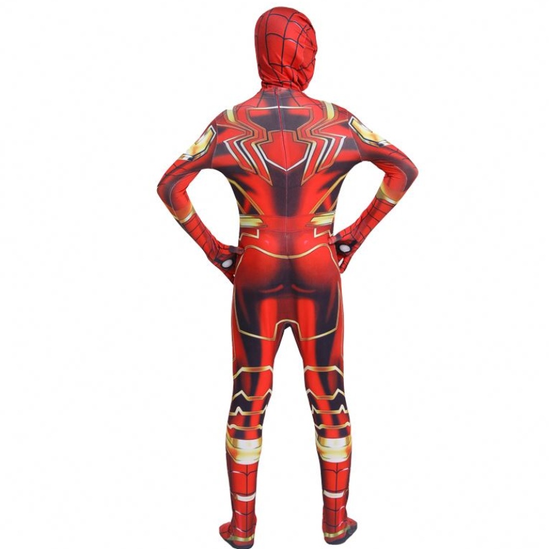 Heißeste Halloween -Party Kids&adults tv&movie Superhelden Jumpsuit Cosplay Anime Spiderman Indoor&outdoor Kostüm mit Maske