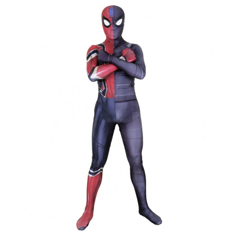 Spandex Stealth Seamed Superhelden Amazing Spider Man Jumpsuit Halloween Cosplay Sets Spider Man Kostüm für Männer&kids