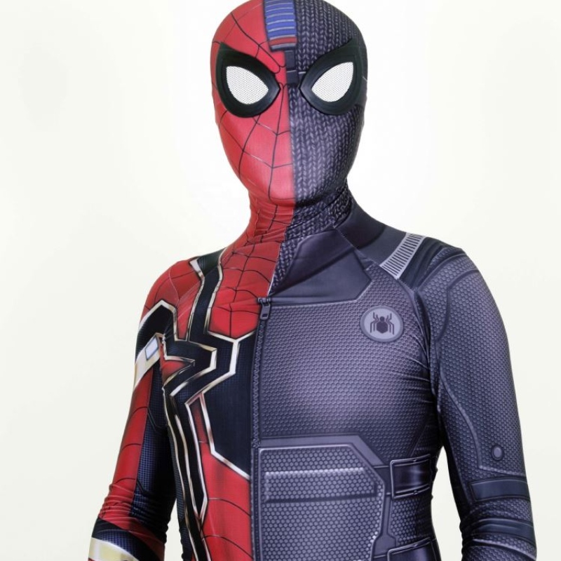 Spandex Stealth Seamed Superhelden Amazing Spider Man Jumpsuit Halloween Cosplay Sets Spider Man Kostüm für Männer&kids