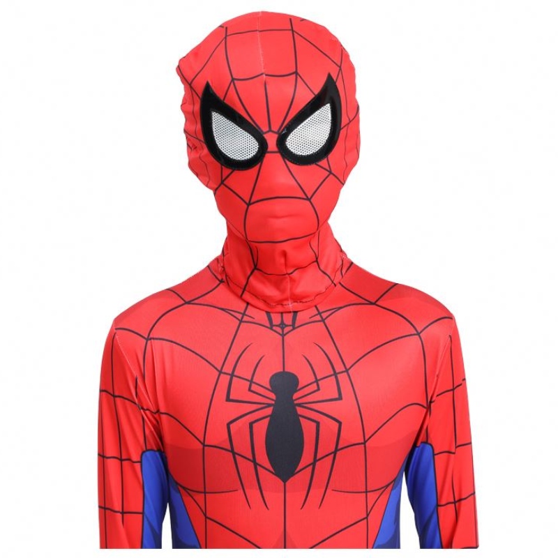 Klassiker Hot-Sale Halloween Party Kids&adult TV&movie Superhelden Cosplay Anime Jumpsuit Spiderman Indoor Clothes Kostüm mit Maske