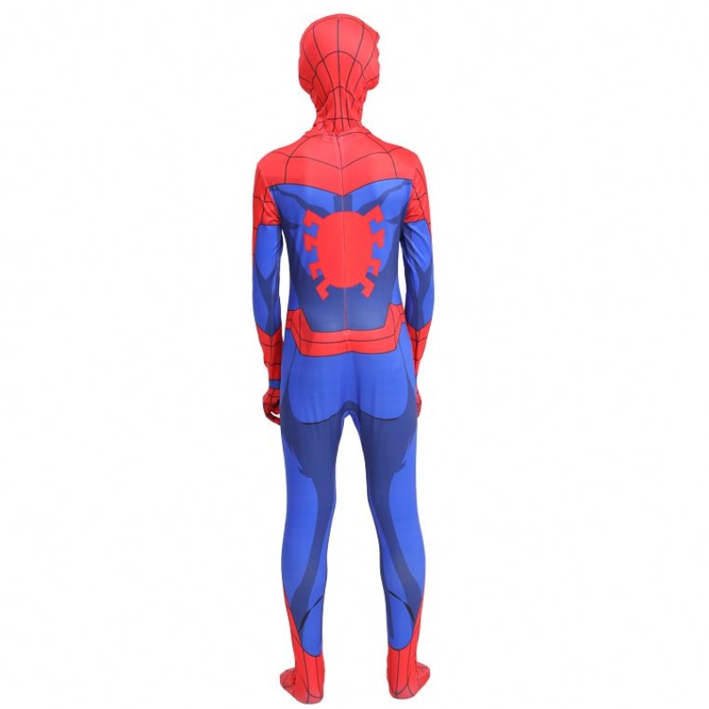 Klassiker Hot-Sale Halloween Party Kids&adult TV&movie Superhelden Cosplay Anime Jumpsuit Spiderman Indoor Clothes Kostüm mit Maske