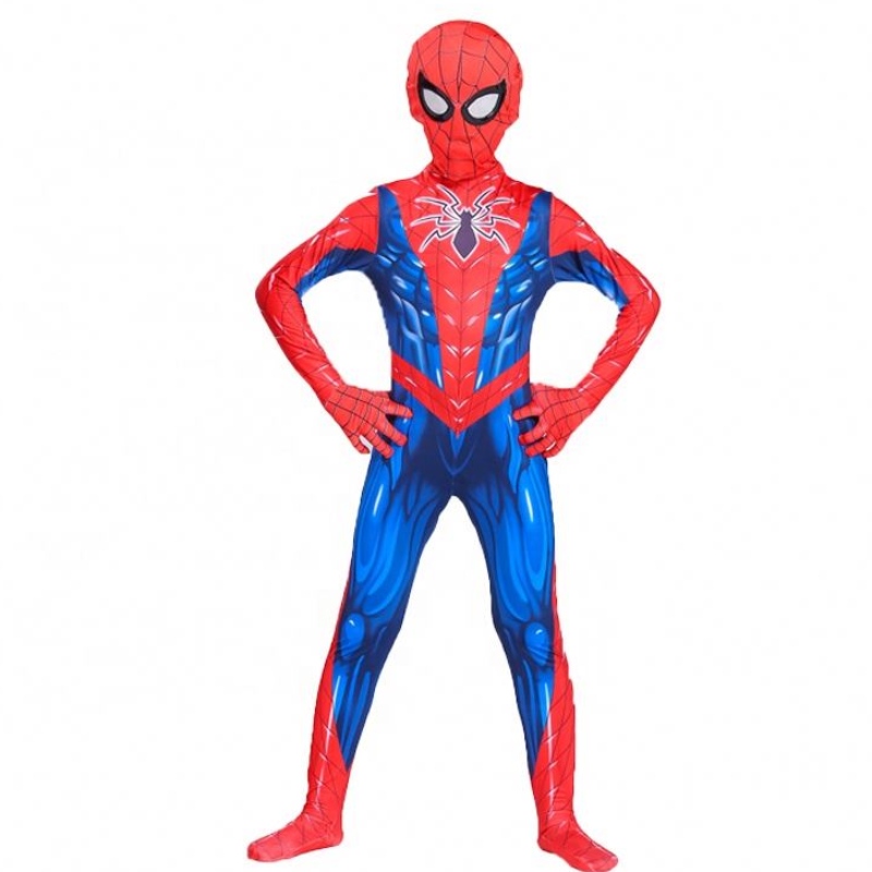 3D -Druck Polyester Strumpfhose für Kinder Halloween Party Cosplay Spiderman Kostüm mit Maske