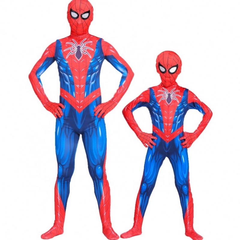 3D -Druck Polyester Strumpfhose für Kinder Halloween Party Cosplay Spiderman Kostüm mit Maske