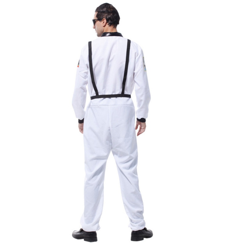 2022 Hot2022 Hot Sale Halloween Kostüme für Mann Astronaut Raumanzug Orange und Weiß Kostüm Kosmonaut Cosplay Kostüme Verkauf Halloween Kostüme für Mann Astronaut Raumanzug Orange und Weiß Kostüm Kosmonaut Cosplay -Kostüme