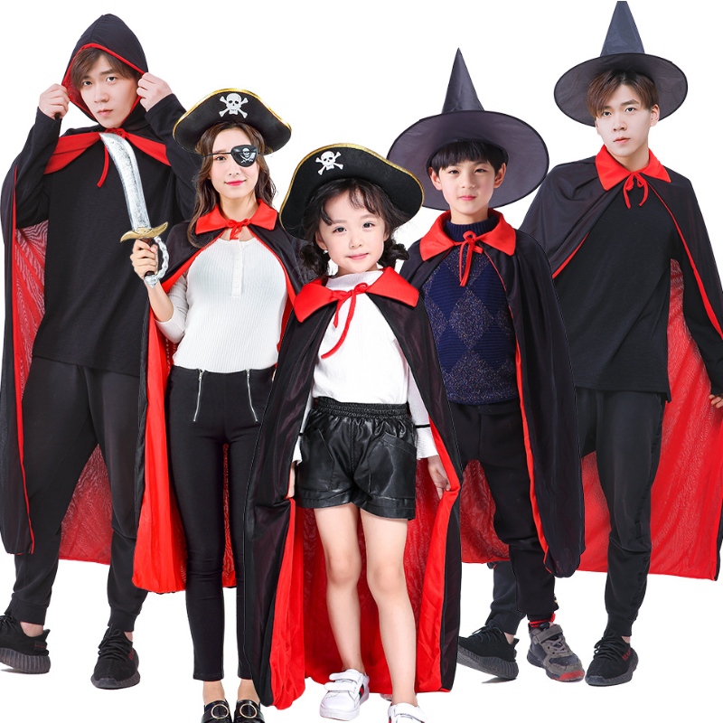 Großhandel Neues Kind Lieblings -Superhelden Cosplay Kids Held Cape Cloak Anzug Kostüm für Halloween -Party