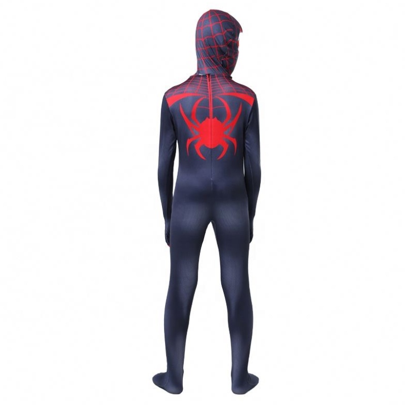 Neuer Stil Hot Sale Halloween Black&red für Jungen Kinderfernsehen&movie Superhelden Cosplay Factory Direkt Spider Man Jumpsuit Kostüme