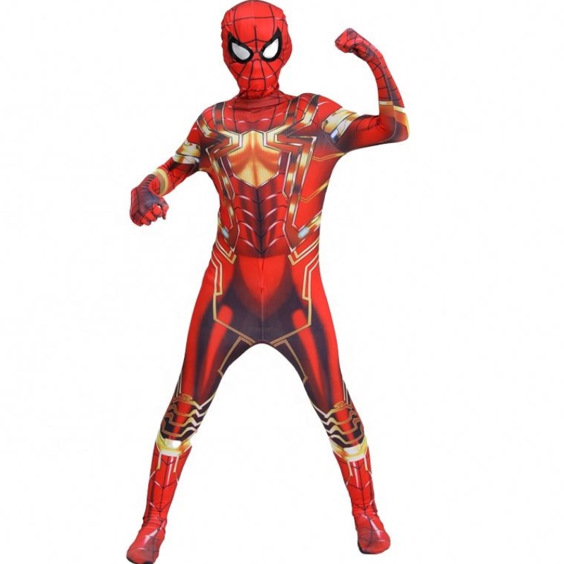 Verschiedene Halloween -Kostüme Kinder Performance tragen Anime Spandex TV&movie Spiderman Kinder Superhelden Kostüme