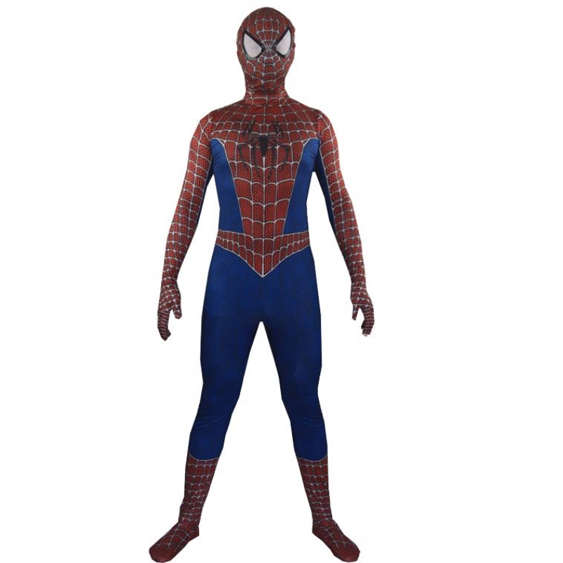 Best Sale Miles Morales Muskel Erwachsene TV&movie Superhelden Fitness -Jumpsuits Roleplay erstaunliche Spiderman Headgear Kostüm Cosplay