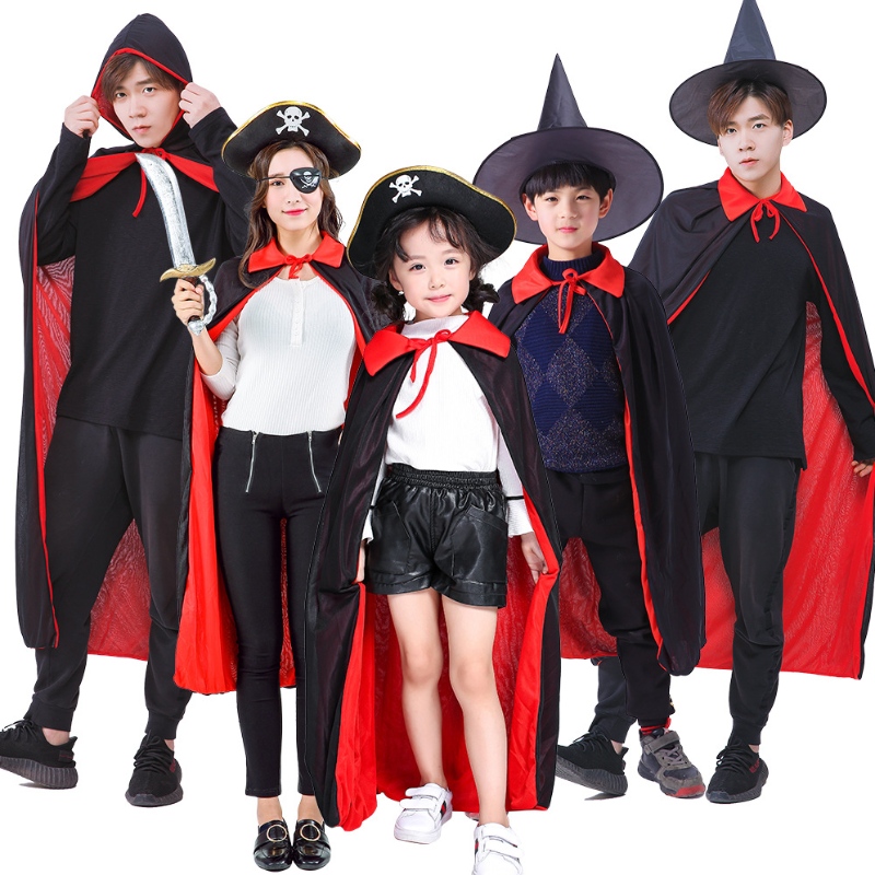 2022 heißer Verkauf Großhandel Halloween Weihnachten Held Cape Children Halloween Set von Superhelden -Seide Cape