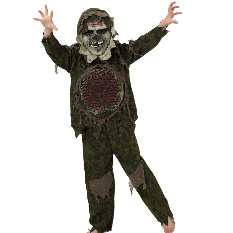 Halloween Monster Neuheit Kleidung Cosplay Jumpsuit Kostüm Outfit für Mädchen Jungen