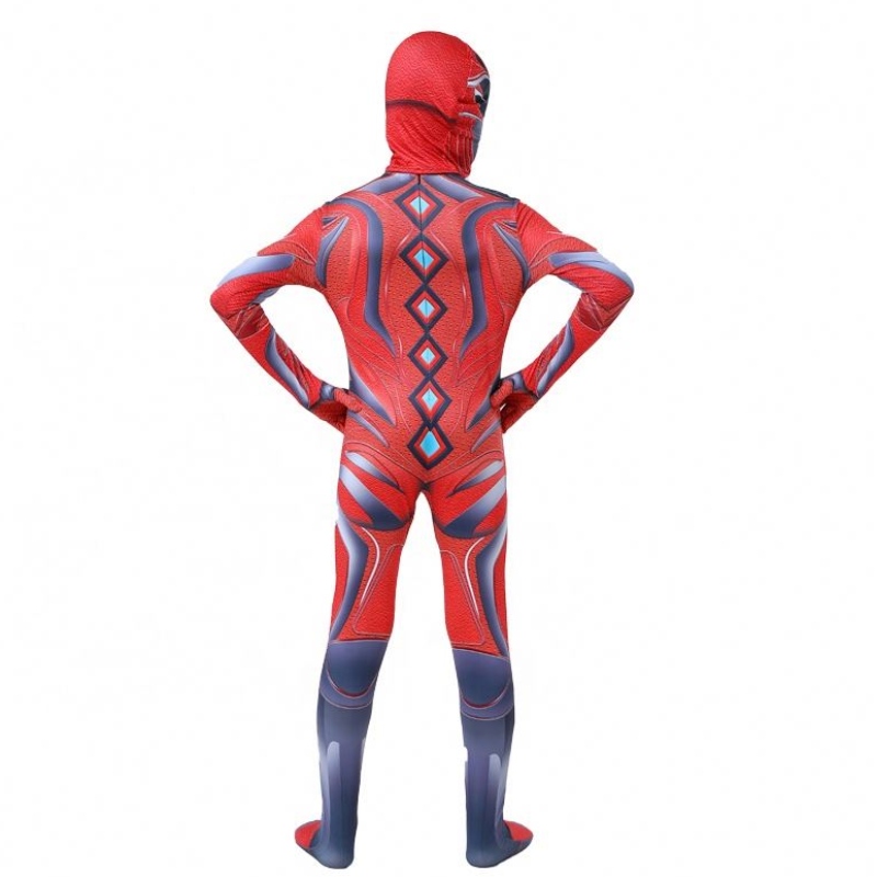 Mehrere Farben fünf Biest Jungensouit Halloween Carnival Party Cosplay Power Ranger Kostüm für Kinder Jungen