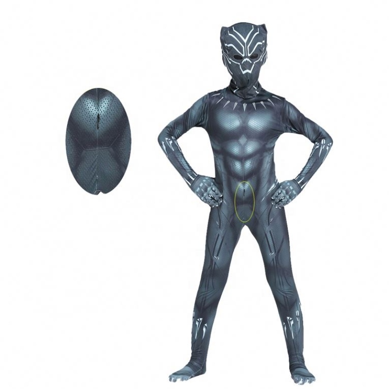 Hot Marvel Africa Halloween Wakanda Forever Zentai Anzug für Kinder&adults Fantastische schwarze Panther vier Kostüm