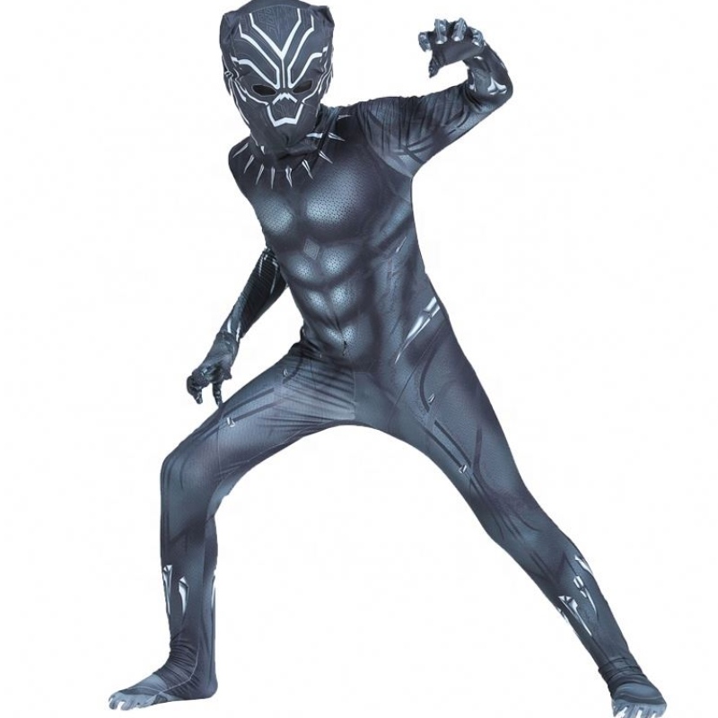 Hot Marvel Africa Halloween Wakanda Forever Zentai Anzug für Kinder&adults Fantastische schwarze Panther vier Kostüm