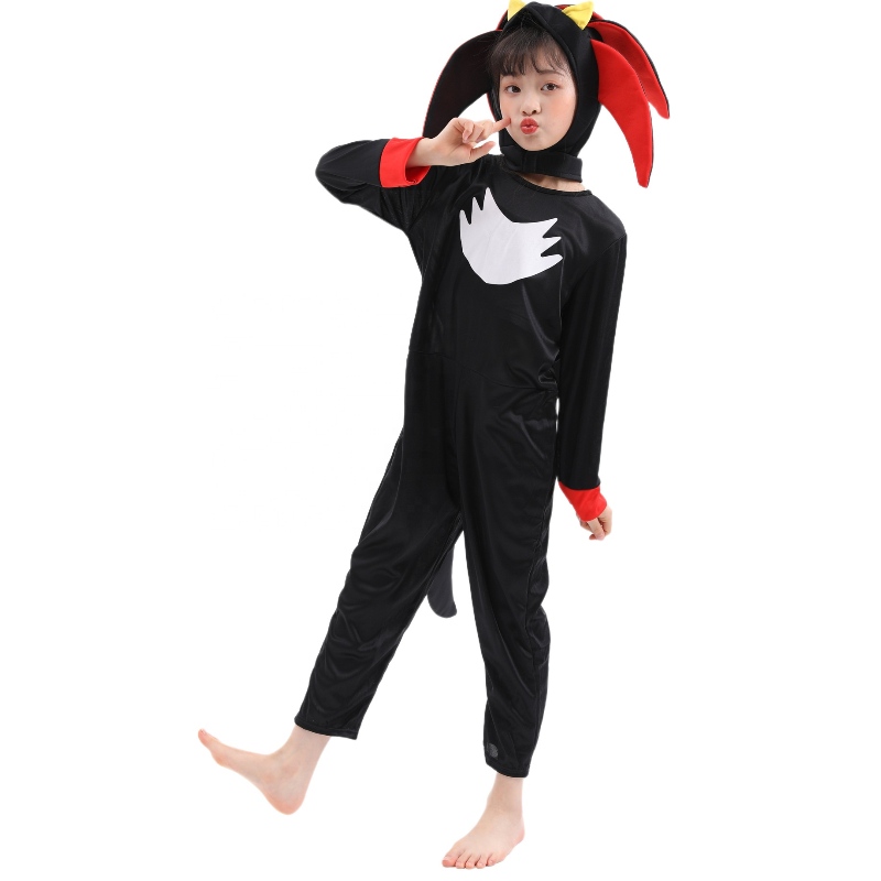 Heißer Verkauf hochwertiger Sonic Der Hedgehog -Overall -Halloween Cosplay -Kostüm für Jungen und Mädchen