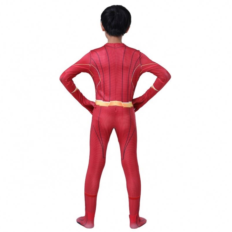 Factory Direct Superhelden -Outfit Halloween Party Cosplay TV&movie Kostüm Requisiten The Flash Man Suits für Jungen