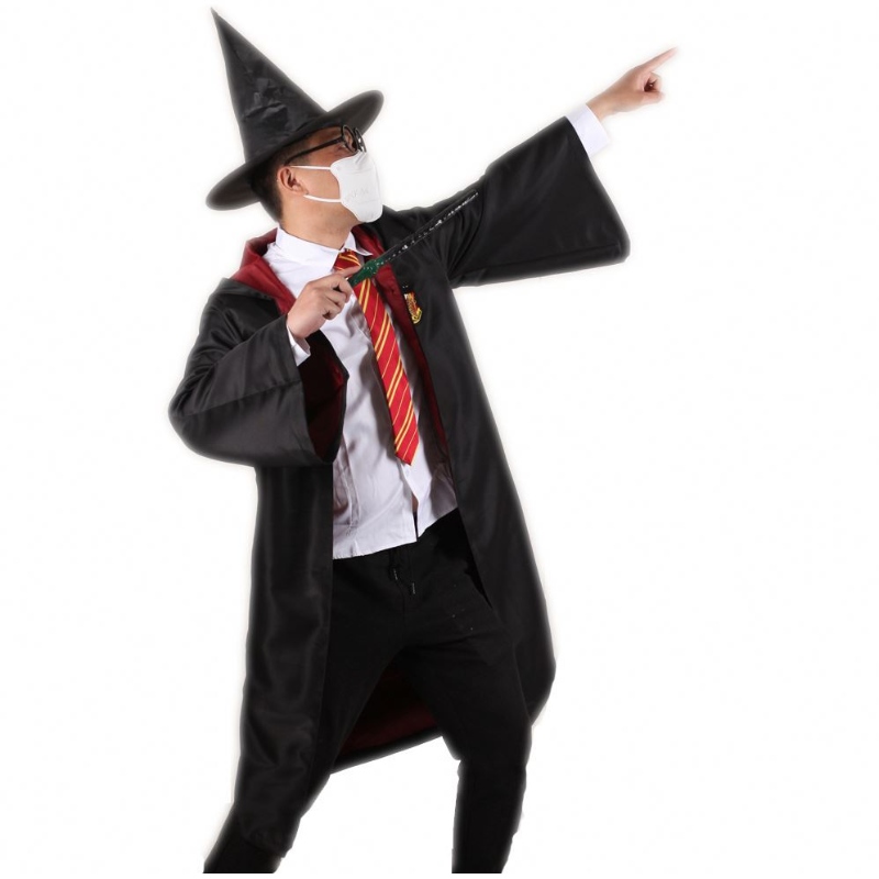 Neuankömmling Harry Cosplay Kostüm Kinder und erwachsene Potterrobe für Halloween -Partykostüme