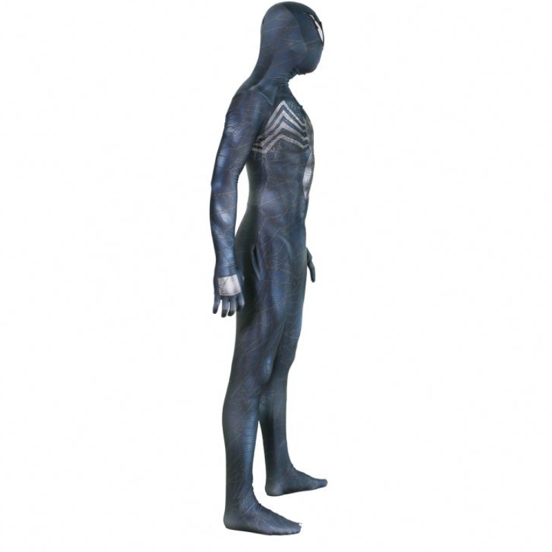 Black Zentai Anzug Halloween Carnival Birthday Party Requisiten Neuheit&Special Use Symbiote Spiderman Venom Kostüm