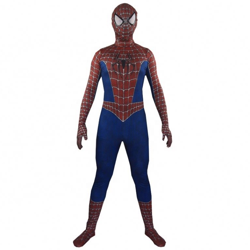 Hochwertiger Muskel -TV&movie roleplay Superhelden -Jumpsuits erstaunliches Spiderman -Kostüm für Erwachsene