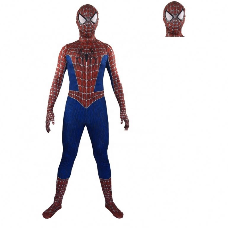 Hochwertiger Muskel -TV&movie roleplay Superhelden -Jumpsuits erstaunliches Spiderman -Kostüm für Erwachsene