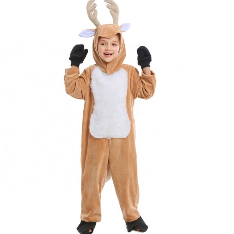 Hot Children 's Tag Halloween Cosplay Weihnachten Tier Elch Rentier Kinder Kostüme Maskottchen Kostüm