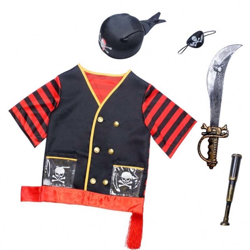 Halloween Kids Deluxe Kostüm Set Boys Children 's Piratenkostüm mit Zubehör HCBC-016