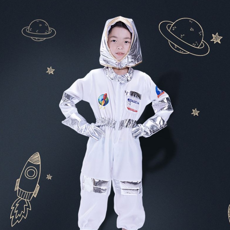 Boy Girl Halloween Kostüm Overall Cosplay Astronaut Kostüm für Kinder HCBC-025