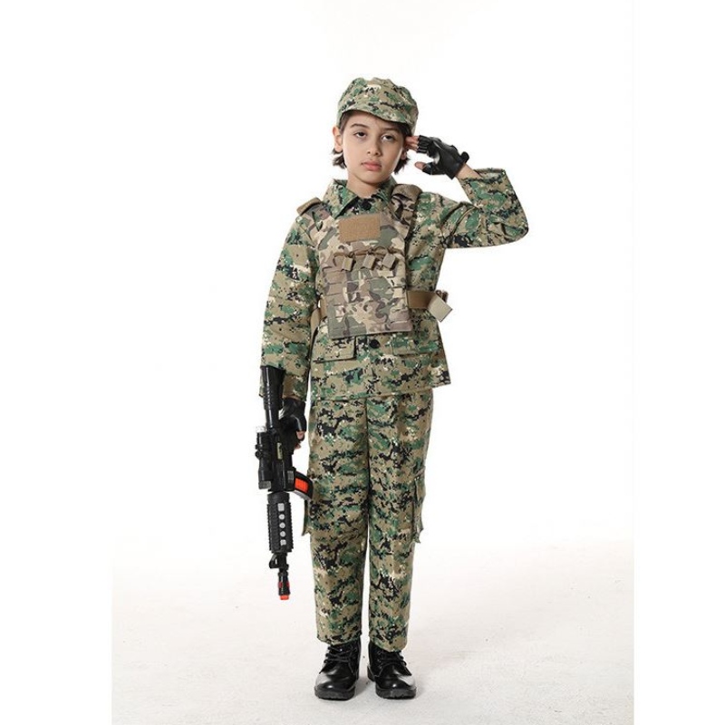 Halloween Carnival Costumes Kinder Anti-Terroristen-Spezialuniformen cosplay verschiedene professionelle Uniformen