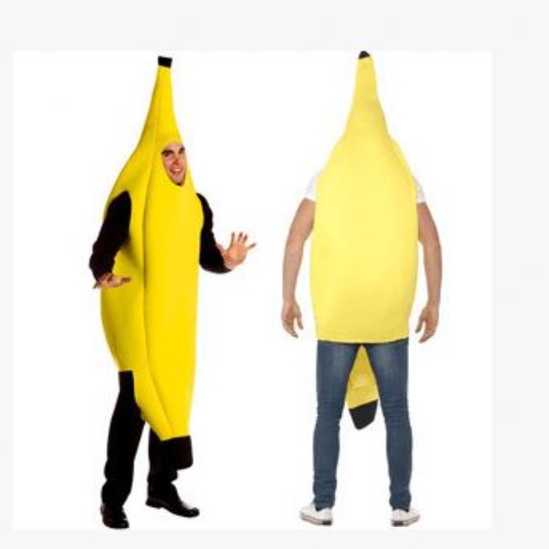 Billiges Großhandel Cosplay Carnival Bananenkostüm