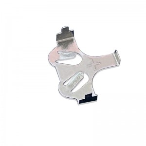 Knopfzelle CR2032 Batteriehalter Präzision Nickel plattiert Batterie Stempel stabil 3V 0,25 mm