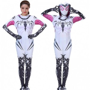 2022 Neues Design Elastischer und atmungsaktives elastisches und atmungsaktives Venom -Body -Kostüme Party Cosplay