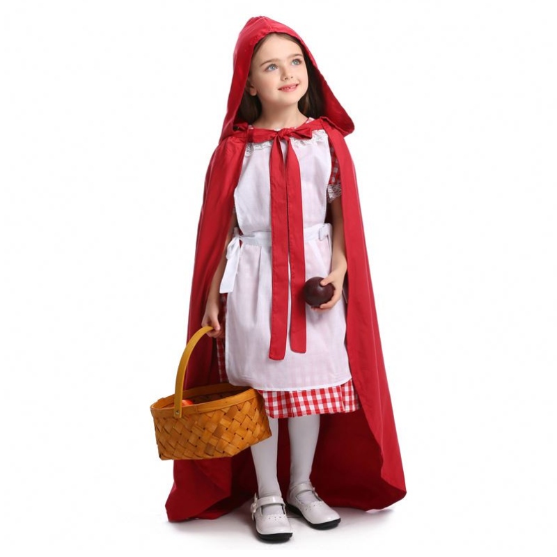 Novelties Children Fairytale Kleideroutfit Little Red Riding Hood Kostüm DGHC-071