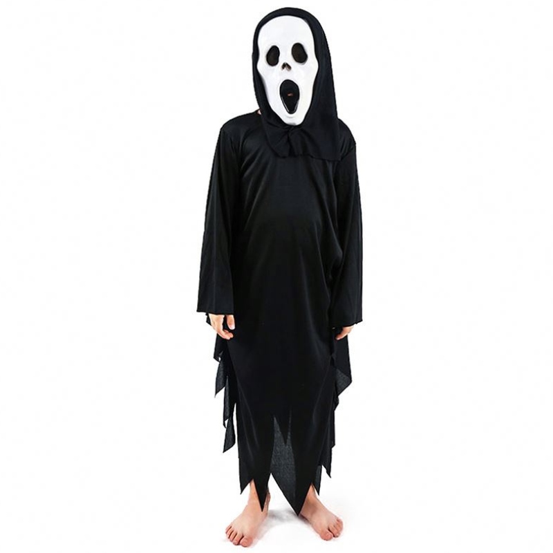 Halloween Scary Cosplay-Anzug Jungen gruselige Phantom Dress Up Ghost Kostüm Halloween Hcvm-003