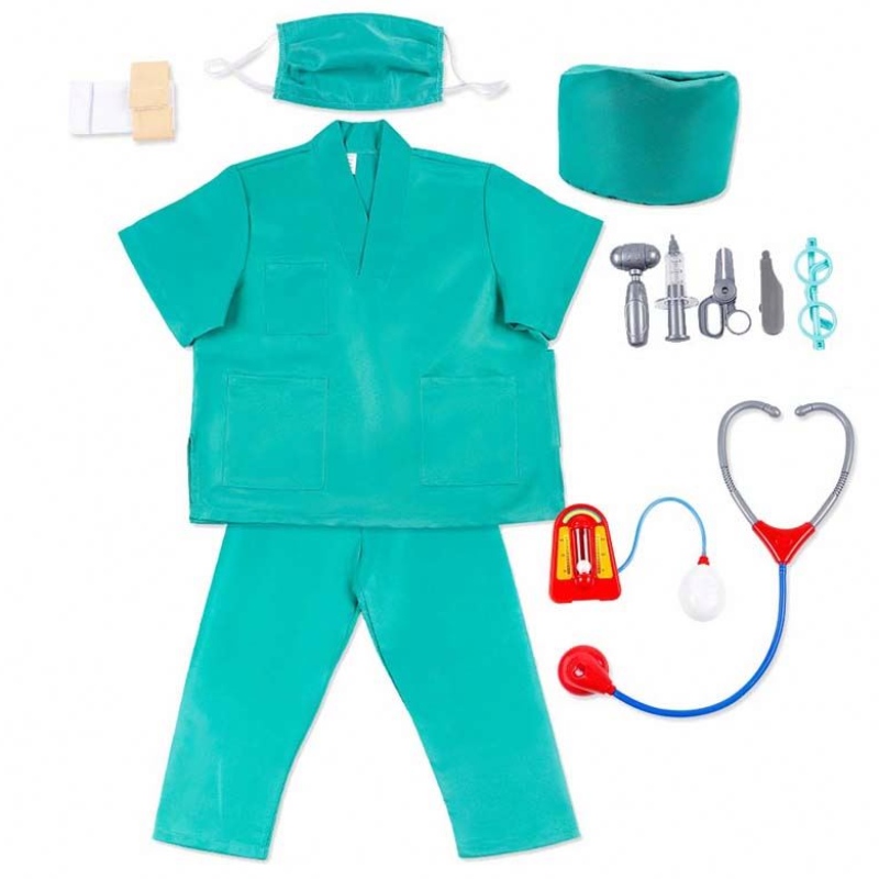 Kinder Kinder Beruf Cosplay Multi Karriere-Krankenschwester Tierarzt Kid Doctor Kostüm HCBC-003