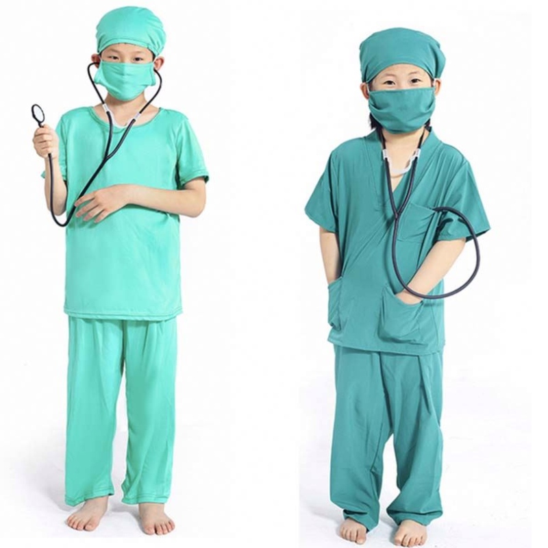 Themenparty Masquerade Show Rollenspiel professionell Arzt Krankenschwester Kinderarzt Kostüm HCBC-004