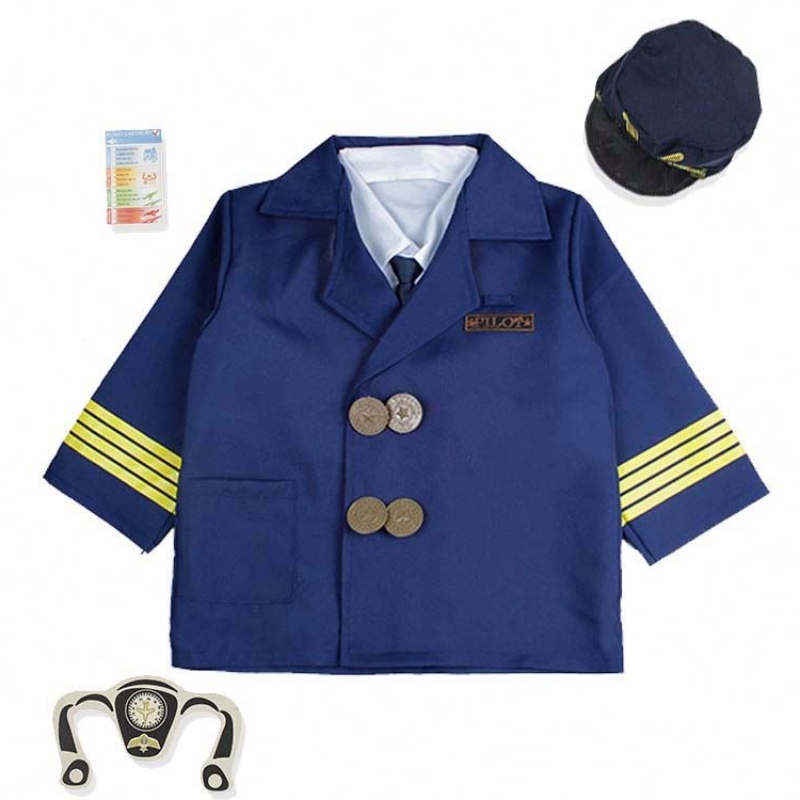 Boy Halloween Dress Up Kids Pilot Kostüm mit Accessoires HCBC-006