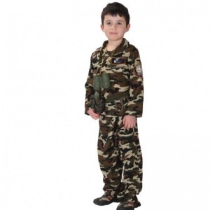 Jungen Soldat Kostüm Militäruniformanzug Kinder Armee Kostüm HCBC-010