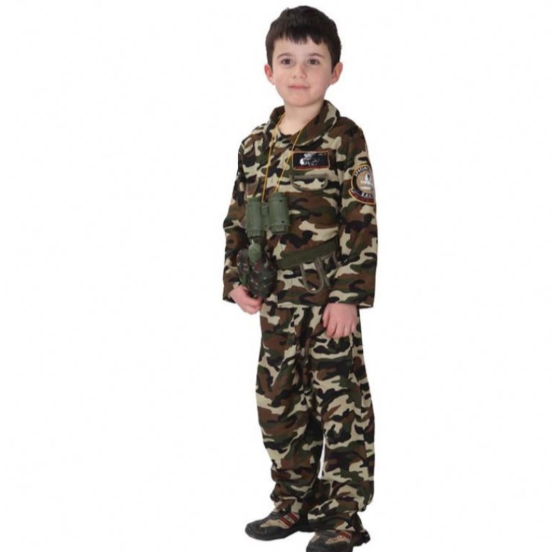 Jungen Soldat Kostüm Militäruniformanzug Kinder Armee Kostüm HCBC-010