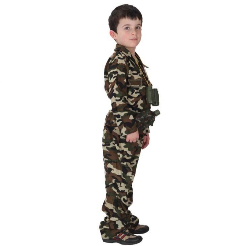 Jungen Soldat Kostüm Militäruniformanzug Kinder Armee Kostüm HCBC-010