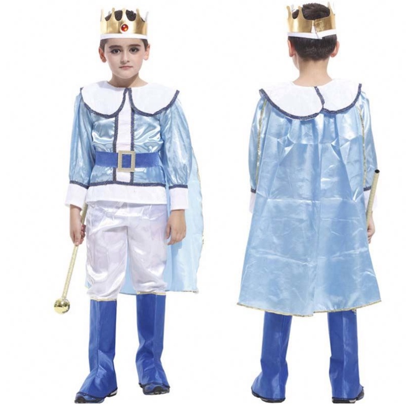 Halloween Christmas Cosplay Party Outfits Kostüm Kinder Jungen mittelalterlicher Prince Boy King Kostüm HCBC-022