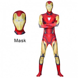 Halloween Ironman Kostüm mit erwachsenen Kindern Endgame Superhelden Kinder Jumpsuit Kostüm für Erwachsene Kinder Karneval Party