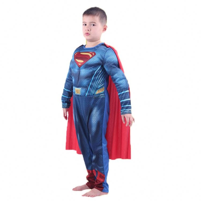 Halloween Cosplay Party Kostüm Kleid Kinder Superheld Superheld Muskelkostüm Kinder Super Man Kleidung