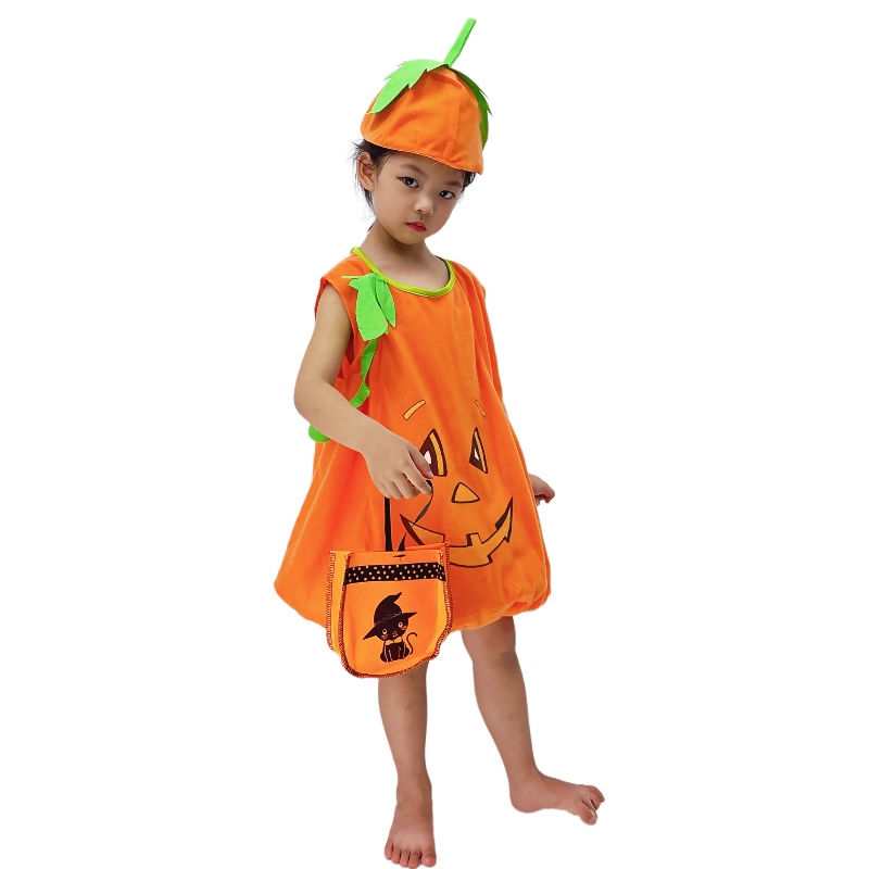 Halloween Kürbiskostümkinderkleidung von Kindern Kleidungskleidung für Kindergarten