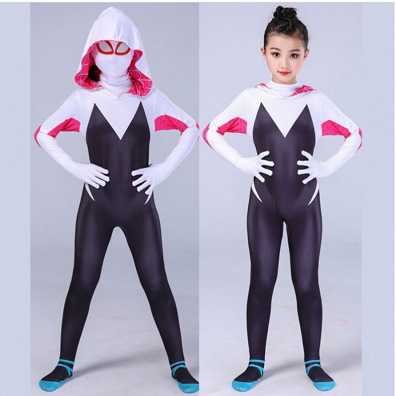 TV&Movie Kostüme Superhelden Kostüm Spiderman BodySuit für Kinder Spider-Man Jungensuit Halloween Cosplay Anime Kleidung