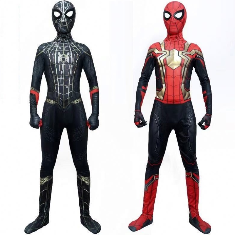 Superhelden Kostüm Bodysuit für Kinder Halloween Cosplay Jumpsuit 3D -Stil Erwachsener Spiderman Anzug Cosplay Kostüme