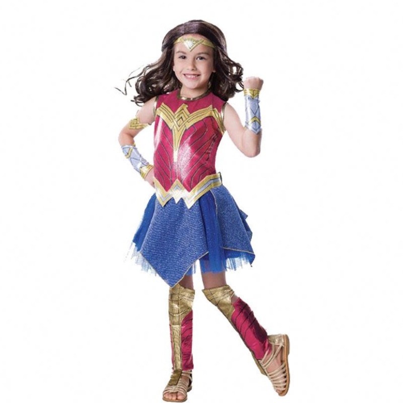 Wonder Girl Kostüm Kinder Dress Up Superhelden Cosplay Halloween Kostüm für Kinder