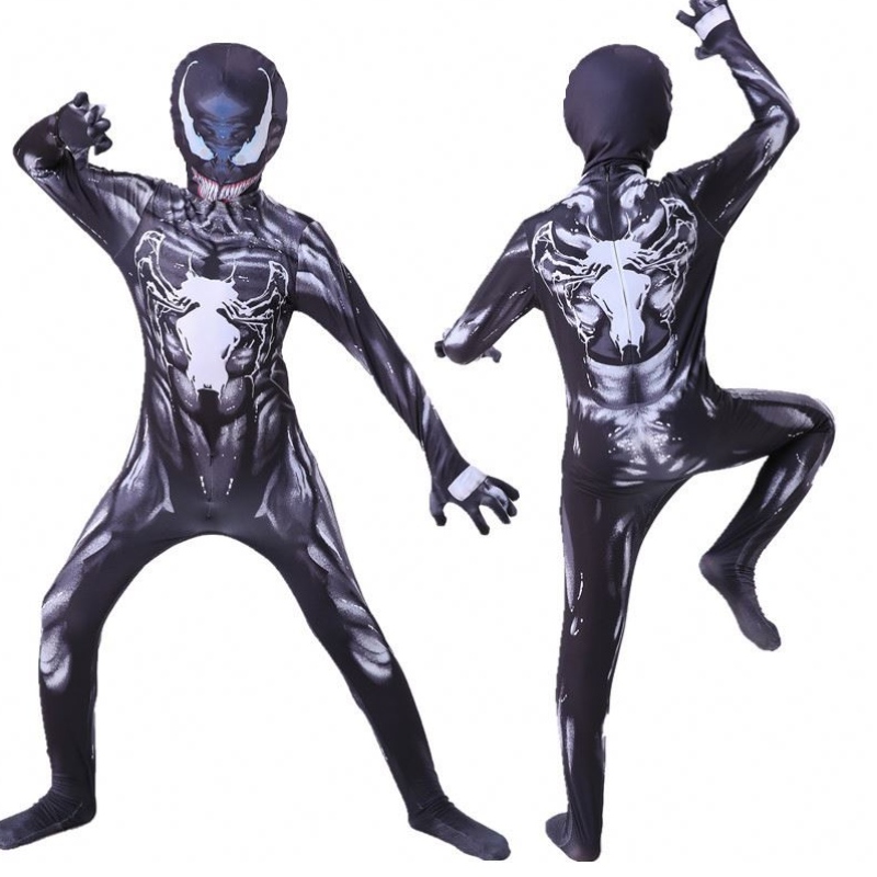 Neues Design für Erwachsene Kostüm Kids Anzug Jumpsuit Jungen Symbiote Spiderman Kostüme Superhelden Cosplay Halloween Kostüme