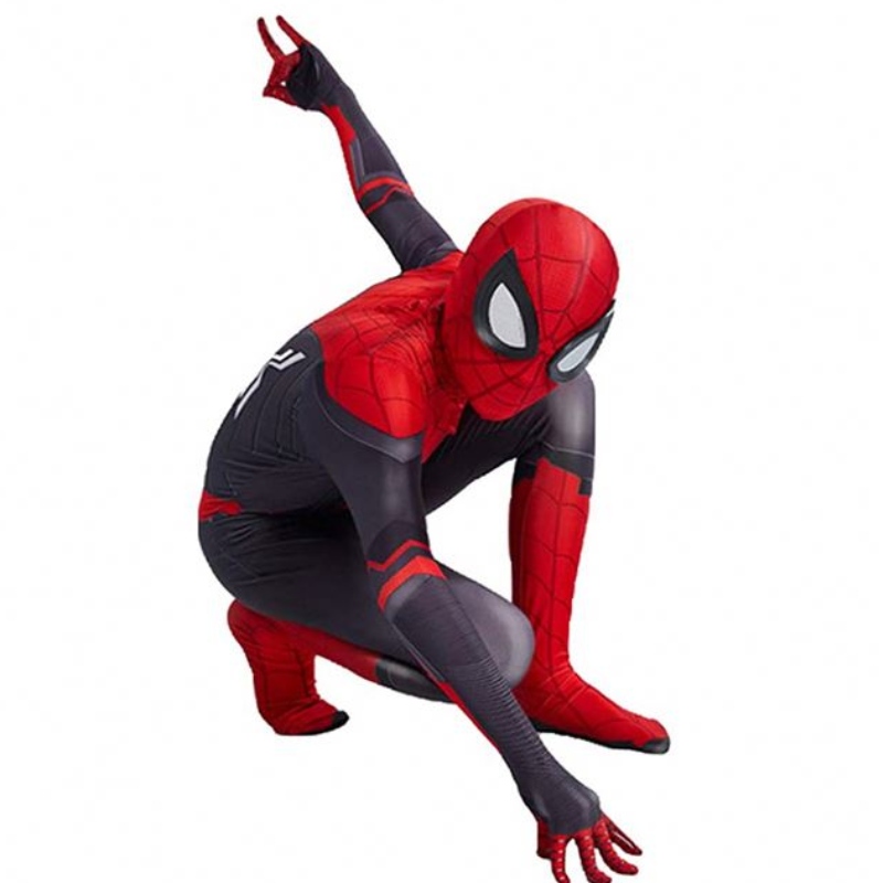 Spiderman Kostüm Bodysuit für Kinder Spandex Zentai Halloween Cosplay Jumpsuit 3D -Stil