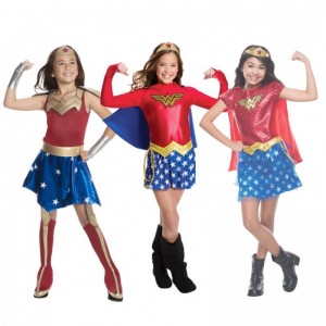 Kinder Super Cosplay Kostüme Super Girls Kleid Superfrau Kleid Super Halloween Kleidung