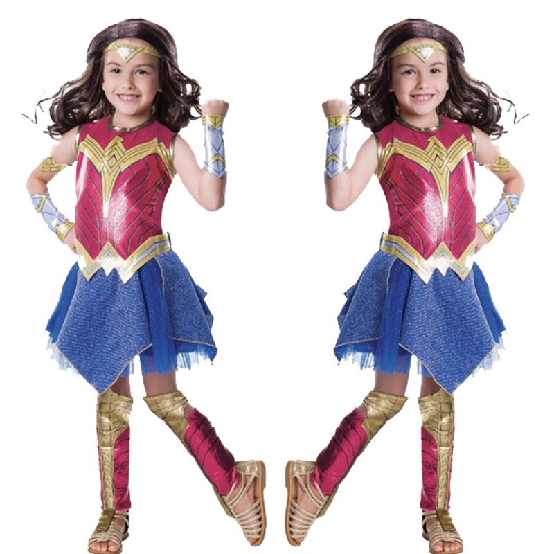 Wonder Woman Movie Child 's Value Kostüm Kids Girls Fancy Deluxe Kleidung